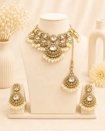 Kundan Necklace — Necklace, RW1816