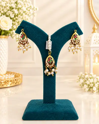 Gold Plated Tikka Set — Tikka Set, RW2618