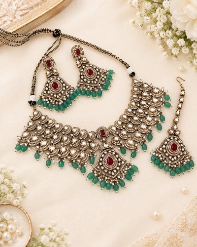 Kundan Necklace — Necklace, RW2288