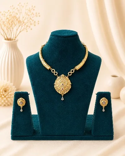 Gold Plated Necklace — Necklace, RW2026