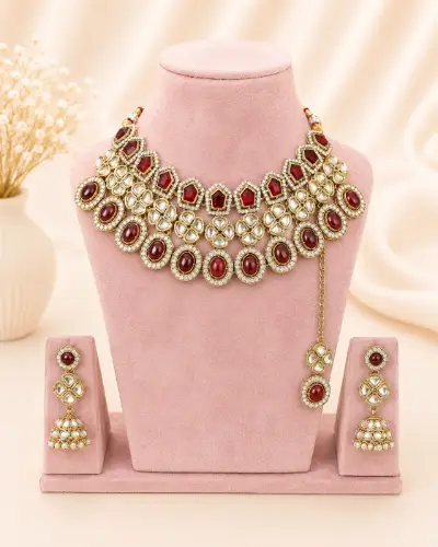 Kundan Necklace — Necklace, RW1692