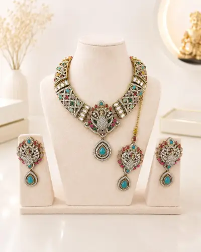 Kundan Necklace — Necklace, RW1708