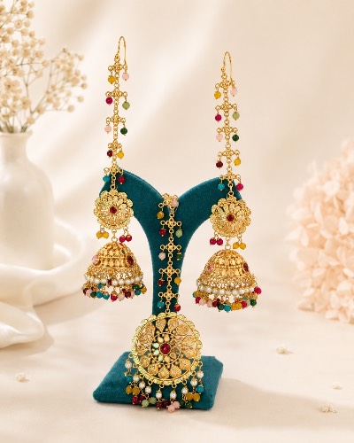 Gold Plated Tikka Set — Tikka Set, RW1678