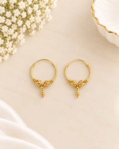 Bali Gold Plated Earring — Earring, RW2780
