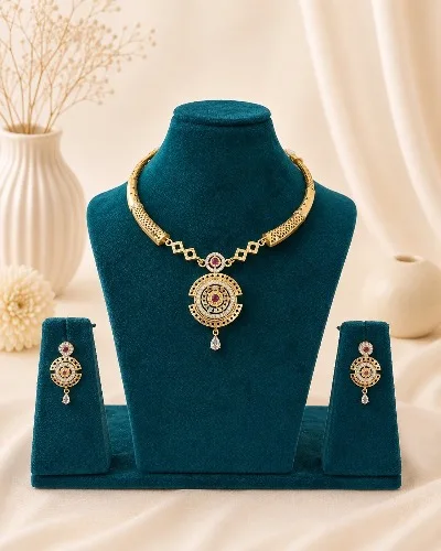 Gold Plated Necklace — Necklace, RW2017
