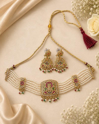 Gold Plated Necklace — Necklace, RW1751