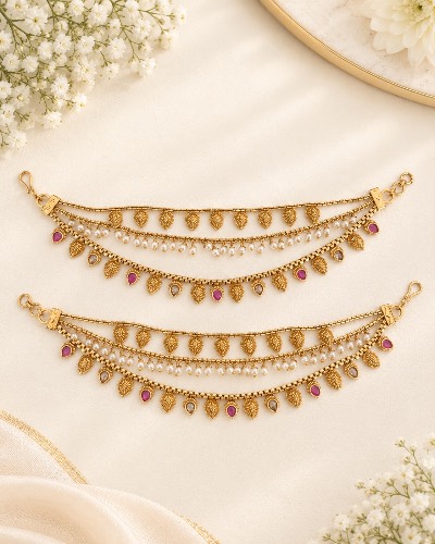 Gold Plated Ear Chain — Ear Chain, RW2693