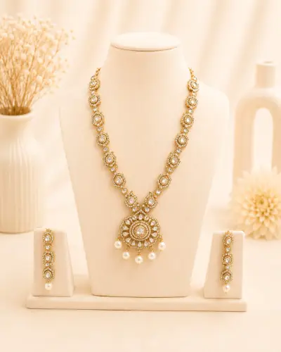 Kundan Necklace — Necklace, RW1817