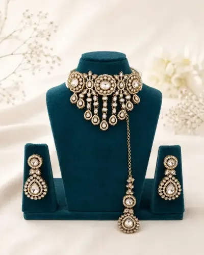 Kundan Necklace — Necklace, RW1795
