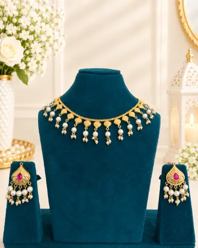 Gold Plated Necklace — Necklace, RW2608
