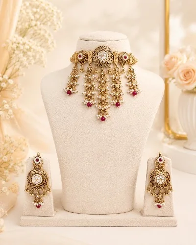 Gold Plated Necklace — Necklace, RW2016