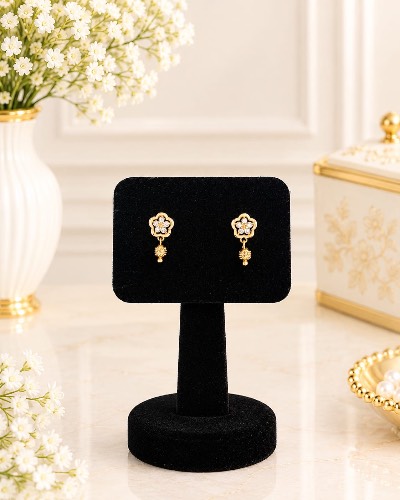 Gold Plated Stud Earring — Earring, RW2787
