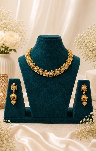 Gold Plated Necklace — Necklace, RW1753