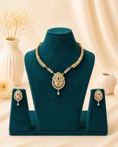 Gold Plated Necklace — Necklace, RW2023