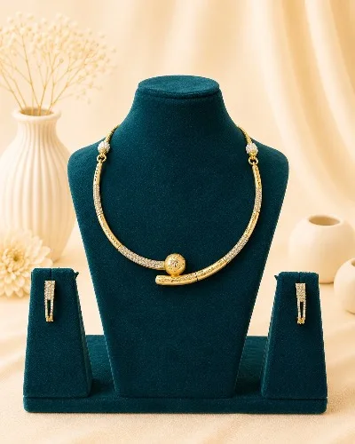 Gold Plated Necklace — Necklace, RW2036