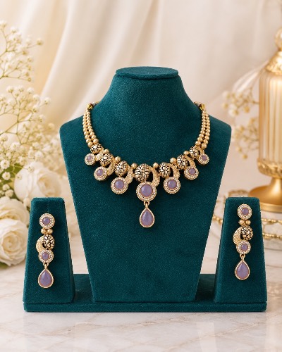 Gold Plated Necklace — Necklace, RW1896