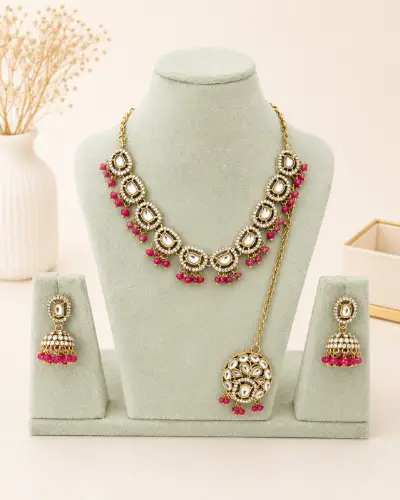 Kundan Necklace — Necklace, RW1717