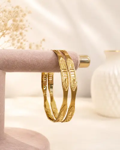 Gold Plated Bangles — Bangles, RW1727