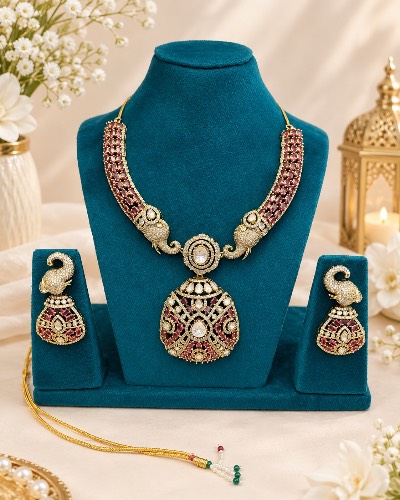 Moissanite AD Necklace — Necklace, RW1625