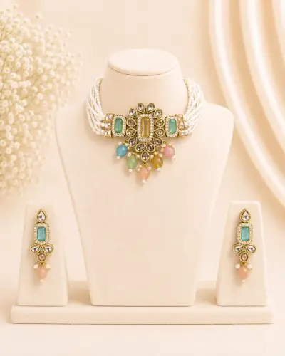 Kundan Necklace — Necklace, RW1770