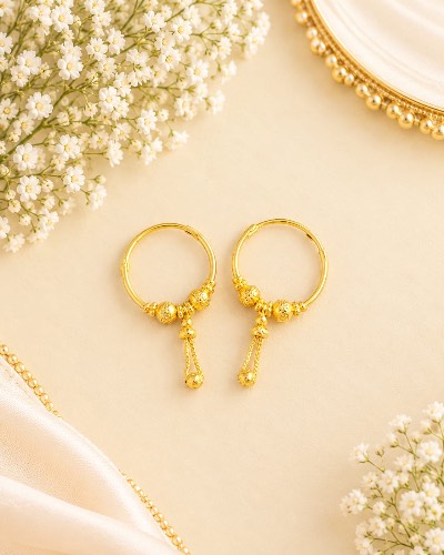 Bali Gold Plated Earring — Earring, RW2728