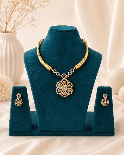 Gold Plated Necklace — Necklace, RW2022
