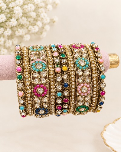 Kundan Bangles — Bangles, RW2481