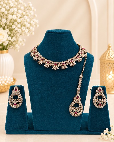 Kundan Necklace — Necklace, RW2290