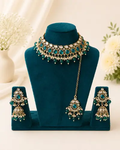 Kundan Necklace — Necklace, RW1771