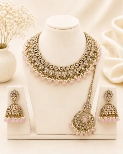Kundan Necklace — Necklace, RW1688