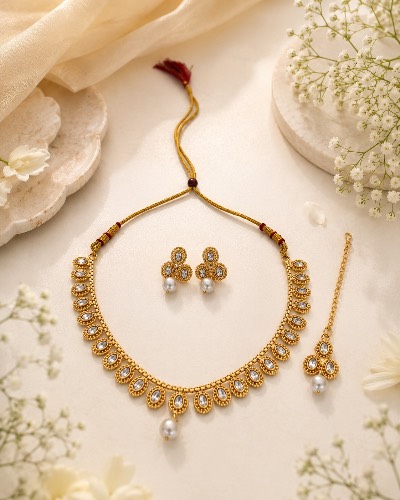 Gold Plated Necklace — Necklace, RW1707