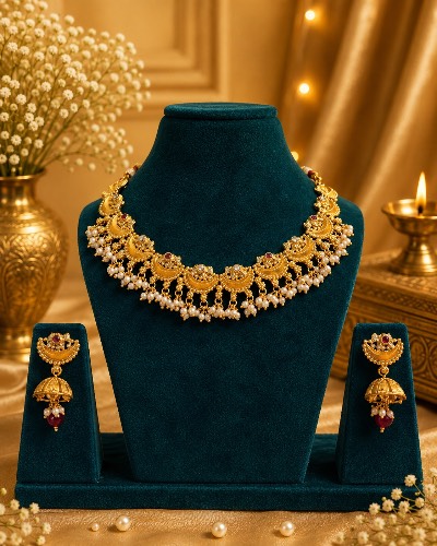 Gold Plated Necklace — Necklace, RW1785