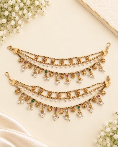 Gold Plated Ear Chain — Ear Chain, RW2692