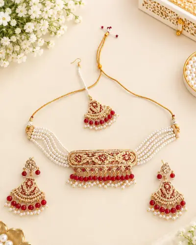 Gold Plated Necklace — Necklace, RW2675