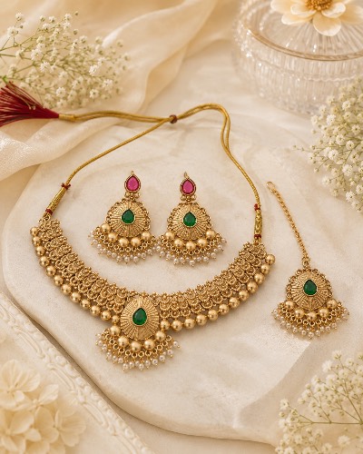 Gold Plated Necklace — Necklace, RW1711