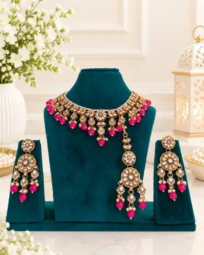 Kundan Necklace — Necklace, RW2545