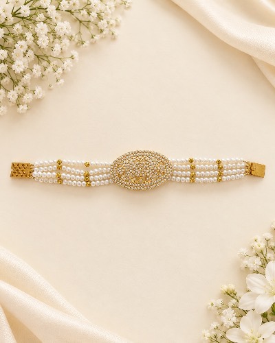 Gold Plated Jadauu Bracelet — Bracelet, RW3045