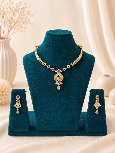 Gold Plated Necklace — Necklace, RW2018