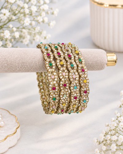 Kundan Bangles — Bangles, RW2471