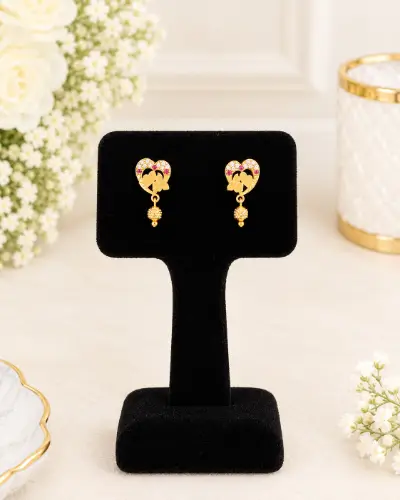 Gold Plated Stud Earring — Earring, RW3003