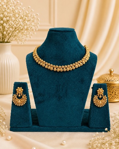 Gold Plated Necklace — Necklace, RW1775