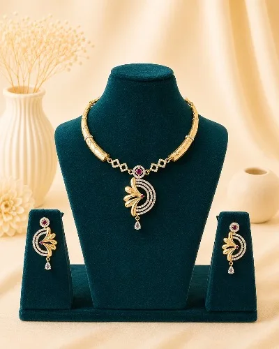 Gold Plated Necklace — Necklace, RW2034