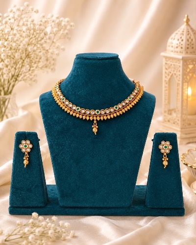 Gold Plated Necklace — Necklace, RW1759
