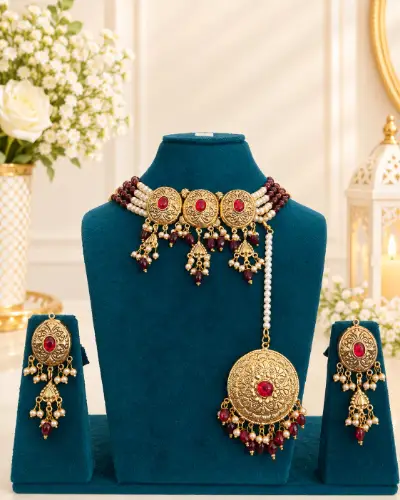 Gold Plated Necklace — Necklace, RW2614