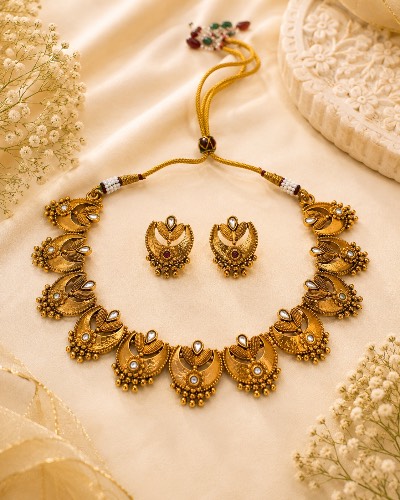 Gold Plated Necklace — Necklace, RW1720