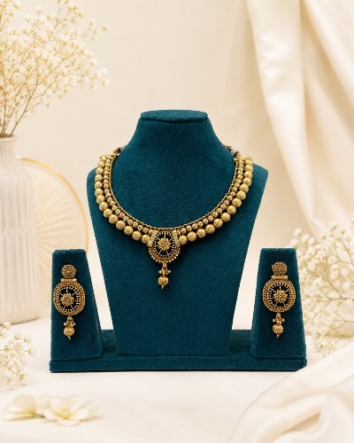 Gold Plated Necklace — Necklace, RW1769