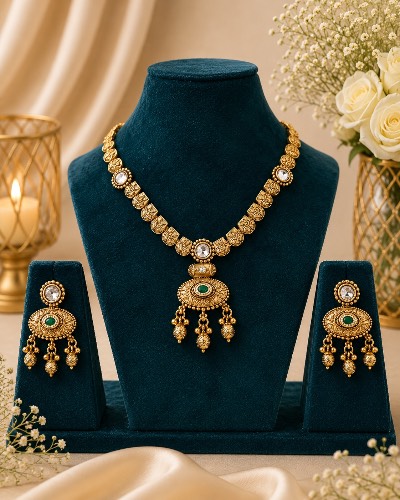 Gold Plated Necklace — Necklace, RW1747
